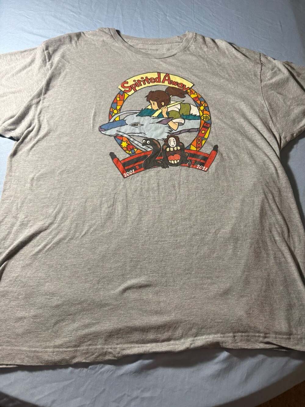 Studio Ghibli Spirited Away 20th Anniversary Logo T-Shirt